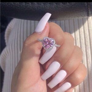 Stunning Silver Heart Ring